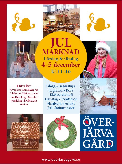 Julmarknad på Överjärva Gård 2010.